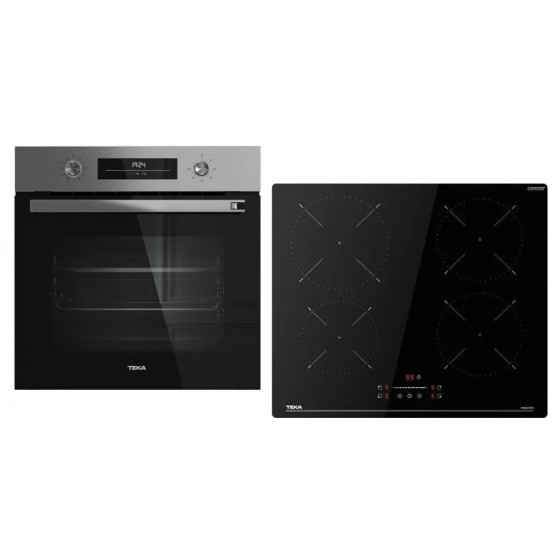 TEKA HSB 6466 SS & IBC 64110 SSM BK Σετ Εντοιχιζόμενος Φούρνος & Εστία και λειτουργία AirFry